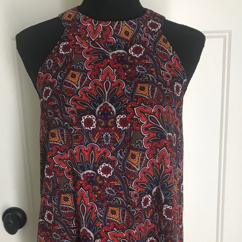 Paisley halter blouse